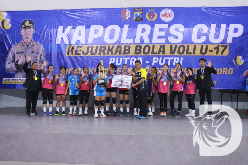 Turnamen Bola Voli Kapolres Cup 2024 Resmi Berakhir dan Serahkan Trophy&nbsp;Juara