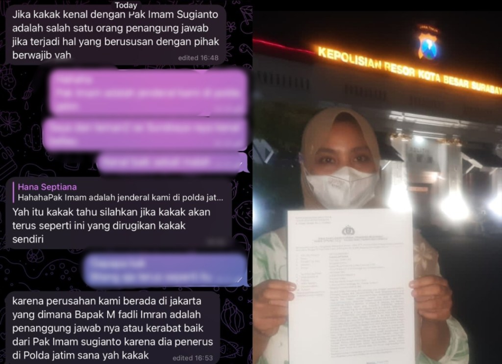 Dugaan Investasi Skin Care Bodong, Website www.somethinc.info Dilaporkan ke Polrestabes&nbsp;Surabaya